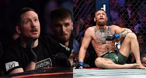 Coach John Kavanagh (Left) and Conor McGregor (Right) had a bumpy start to their professional relationship