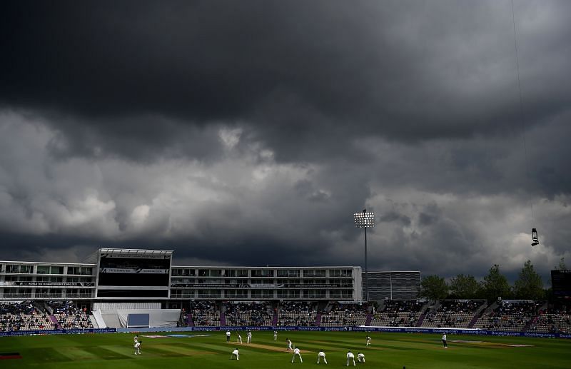 A view of play during Day 3 of the WTC Final between India and New Zealand in Southampton. Pic: Getty Images