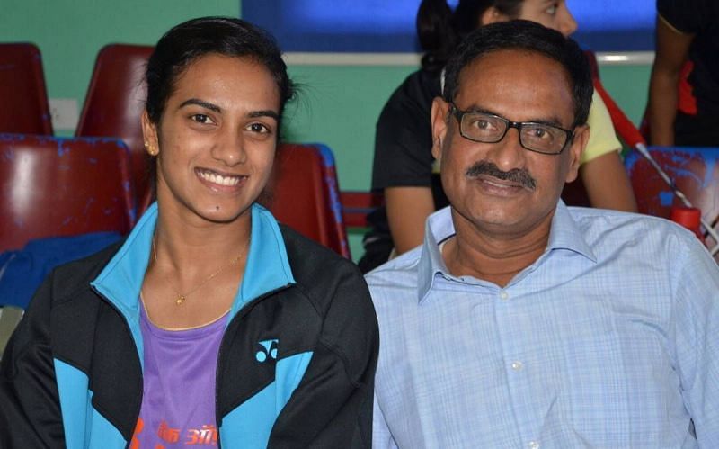 PV Sindhu with her father PV Ramana