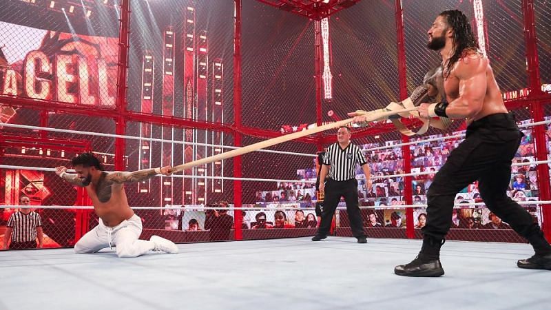 Roman Reigns and Jey Uso stole the show at Hell in a Cell 2020.