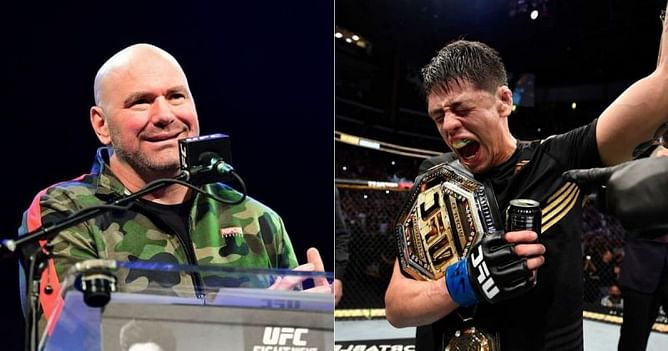 When Dana White had cut new UFC flyweight champion Brandon Moreno from the roster