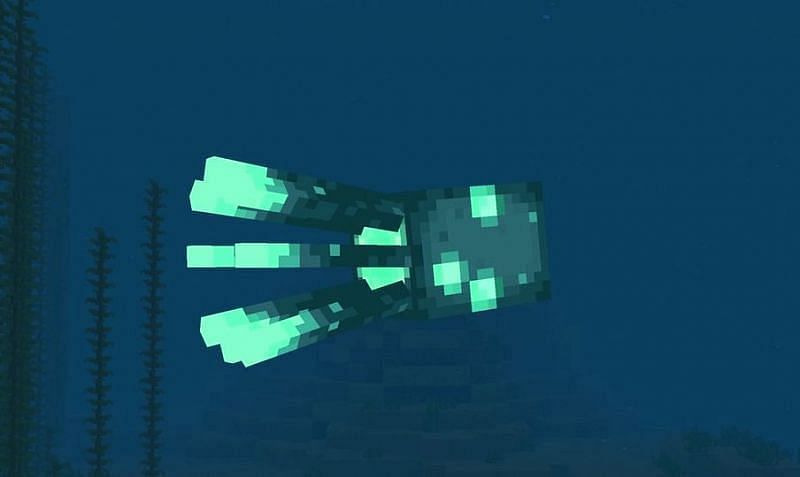 Glow squids first appeared in Minecraft Earth (Image via Reddit)