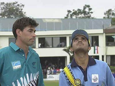 India and New Zealand battled in the ICC Knockout Trophy 2000 Final