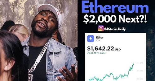 Images via Instagram @floydmayweather @bitcoin.daily