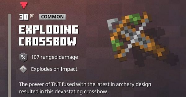 one shot crossbow minecraft