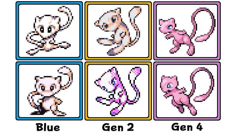 Appearance of Mew