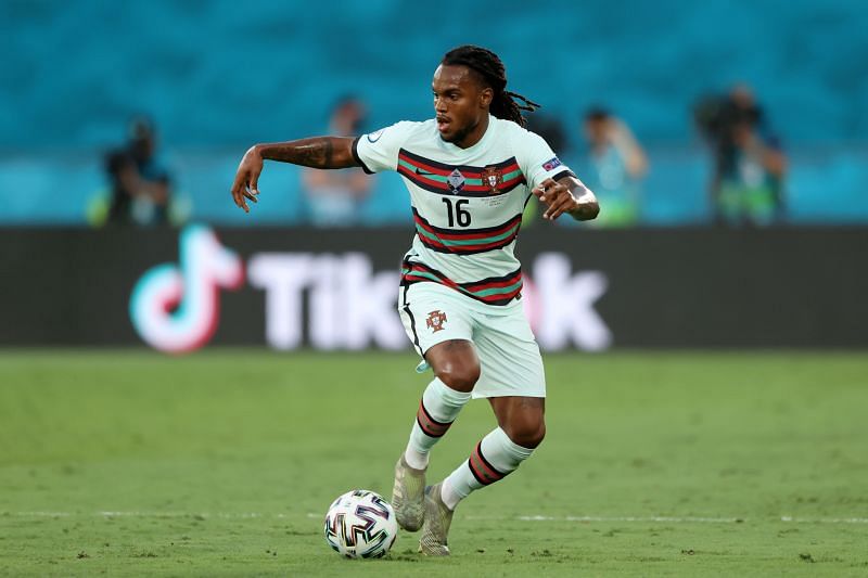 Renato Sanches in action for Portugal at Euro 2020