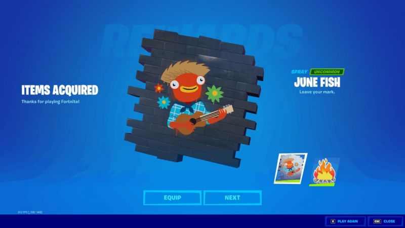 How Toget The Free Spray Redeem Code Fortnite Fortnite Redeem Code How To Redeem Free Fish Spray In June