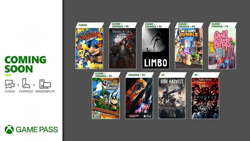 Xbox Game Pass upcoming additions (Image via Xbox)