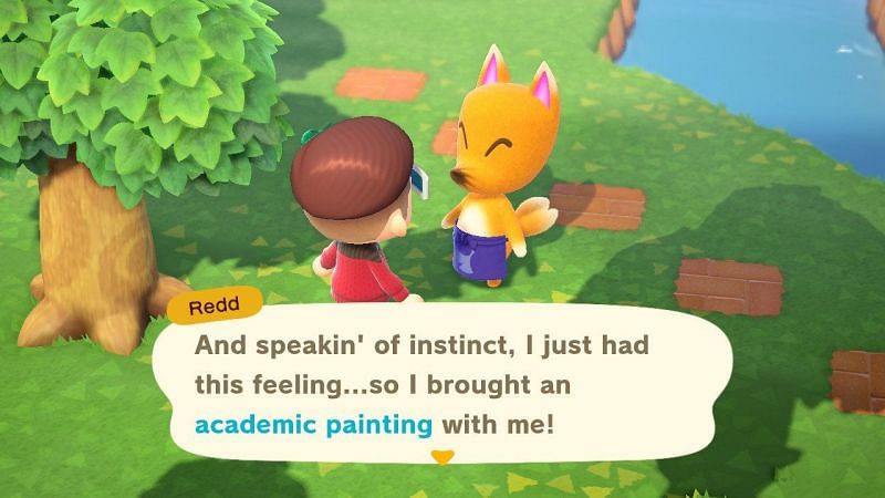 Redd in Animal Crossing. Image via Nintendo Life