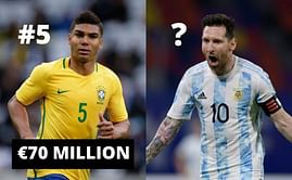 5 most valuable players at Copa America 2021