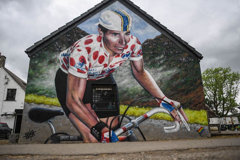 Mural Of Scotland Cycling Legend Robert Millar Unveiled On The Crow Road
