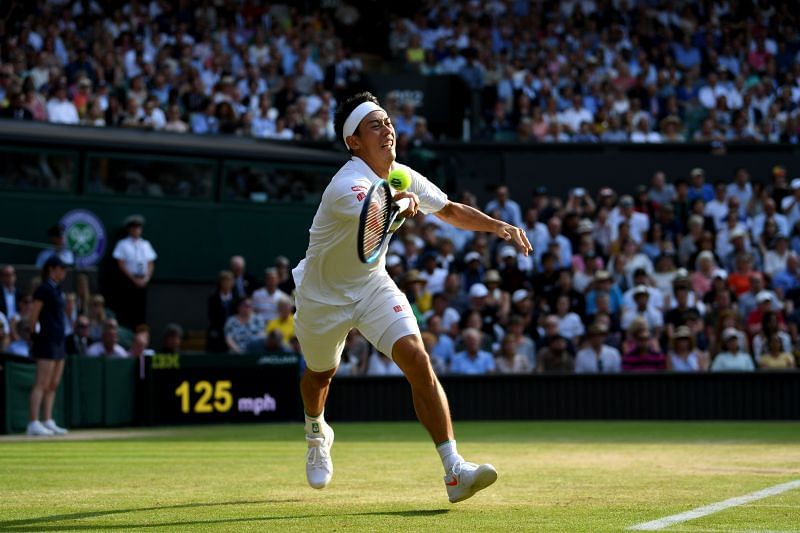 Kei Nishikori at 2019 Wimbledon