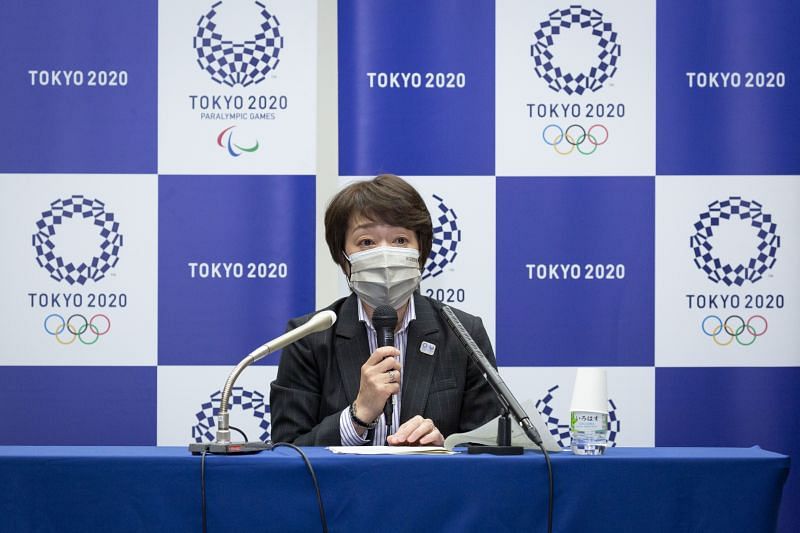 Tokyo Olympics chief Seiko Hashimoto speaks during a press conference in Tokyo