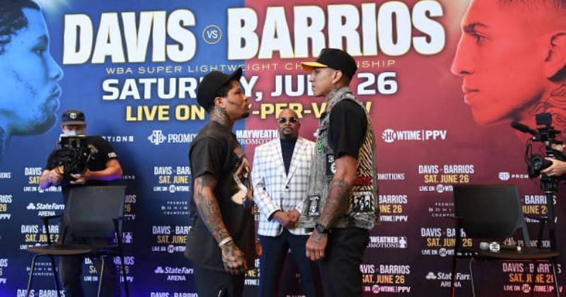 Gervonta Davis and Mario Barrios&#039; face-off after the press conference