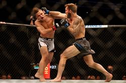 Watch: Israel Adesanya visits Drew Dober after his brilliant UFC 263 battle with Brad Riddell