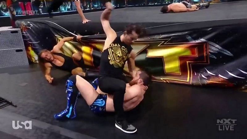 Adam Cole returns to NXT; Interferes in No. 1 Contender's match