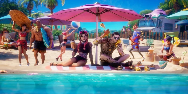 The Summer Paradise event (Image via Fortnite/Epic Games)