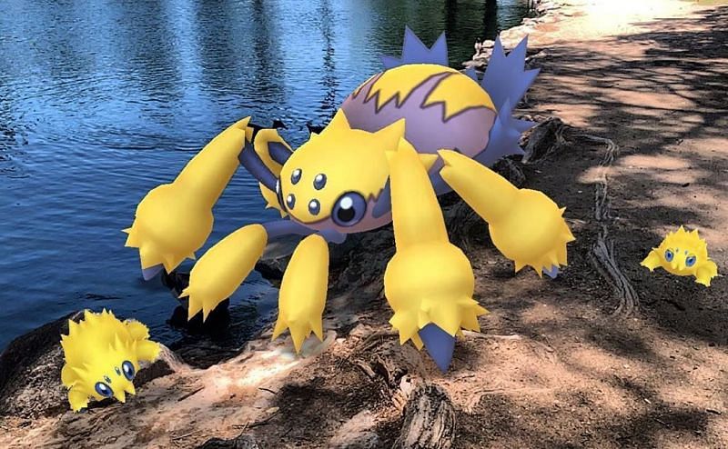 Galvantula in Pokemon GO. Image via Niantic