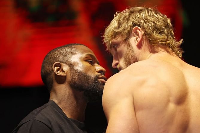 Logan Paul claims upcoming boxing clash is the biggest fight of Floyd Mayweather's life