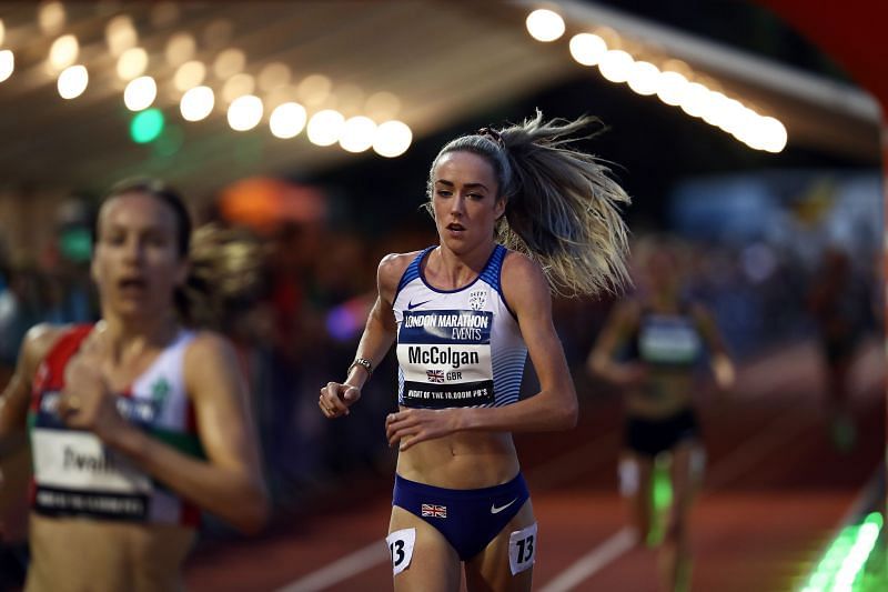 Eilish McColgan of Great Britain who finished third in the women&#039;s 10000m event in 2019 is the favorite to win gold this time (Photo by Bryn Lennon/Getty Images)