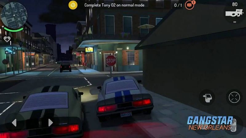 The controls resemble the ones from GTA (Image via Gameloft, YouTube)