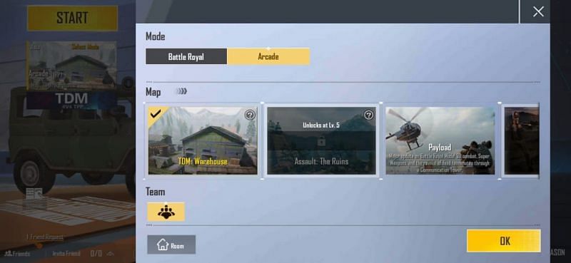 The Arcade modes in PUBG Mobile Lite