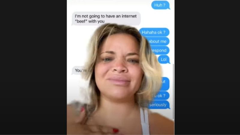 Jeff Wittek tells Trisha Paytas to "go to the police" after she leaks