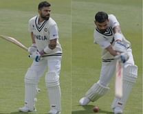 WTC final: [Watch] Virat Kohli gets into his groove with some cover-drive practice
