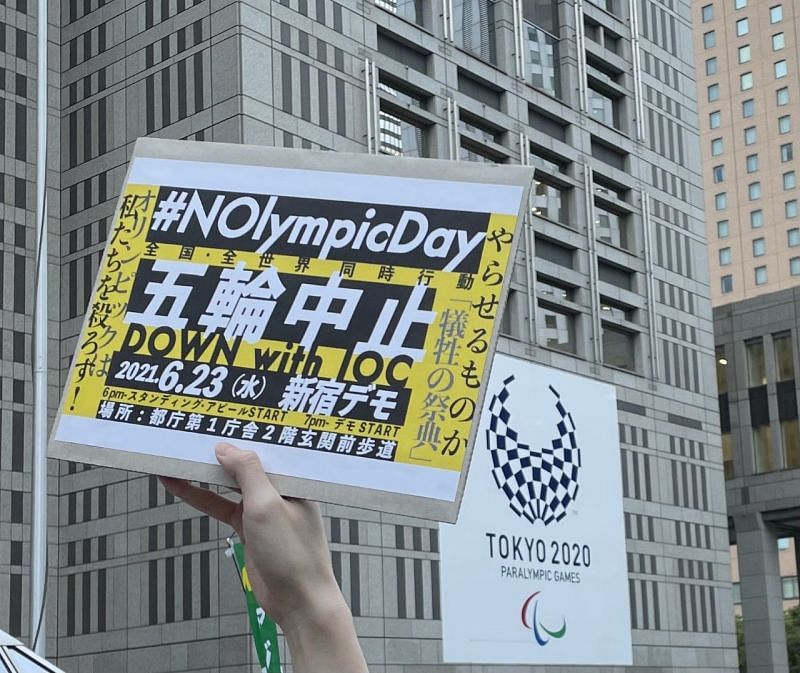 Nolympic Day Tokyo, June 23rd (Photo credit: Alex Bishop)