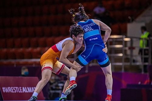 Anshu Malik to return to Indian on July 11. (©UWW/WrestlingTV)