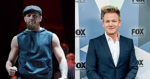 Conor McGregor (left) and Gordon Ramsay (right)