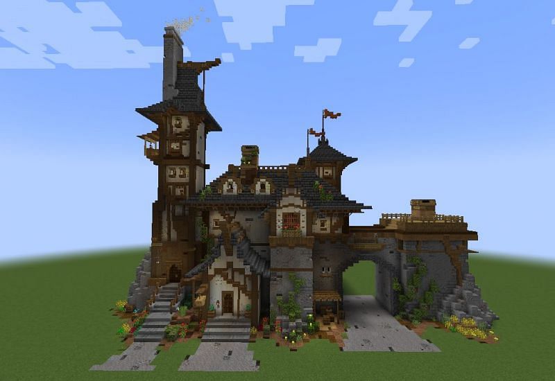 Medieval themed house (Image via u/Levis_Poppy on Reddit)