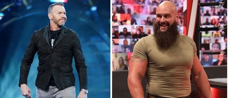 Christian Cage and Braun Strowman! The Monster Among Men!