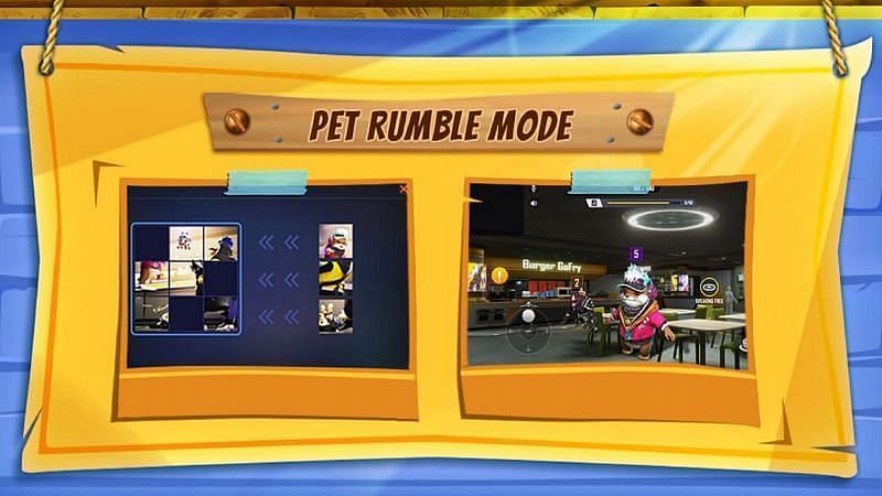 Pet Rumble mode has seen some changes due to the latest update (Image via Free Fire)