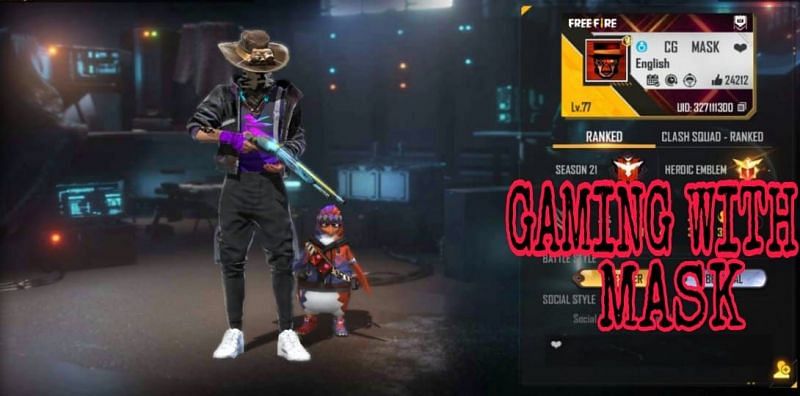Gaming With Mask की Free Fire ID 
