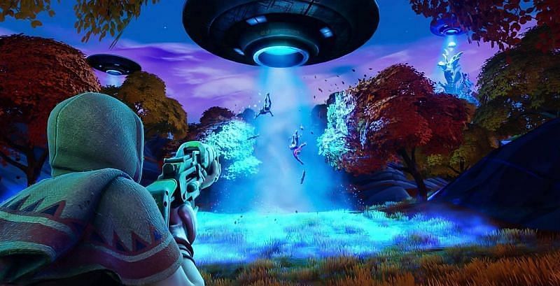 Fortnite Chapter 2 Season 7 Aliens and the Crop Circle (Image via Twitter)