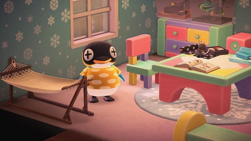 Meet Cube, the lazy Emperor Penguin from Animal Crossing: New Horizons (Image via YouTube)