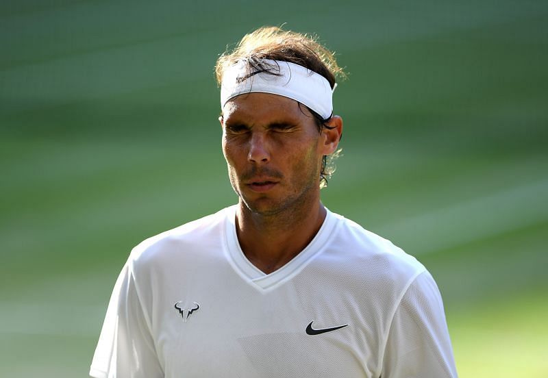 Rafael Nadal at Wimbledon 2019
