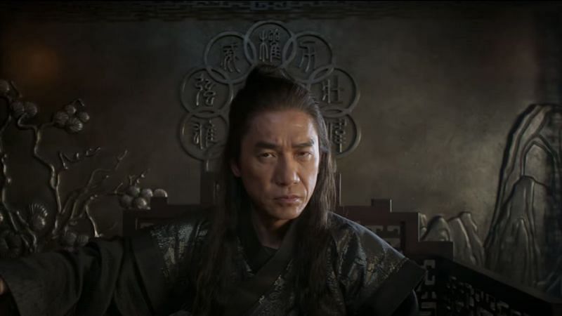 Wen-Wu in ancient times as head of the &quot;Ten-rings&quot; organization. Image via: Marvel Studios / Disney