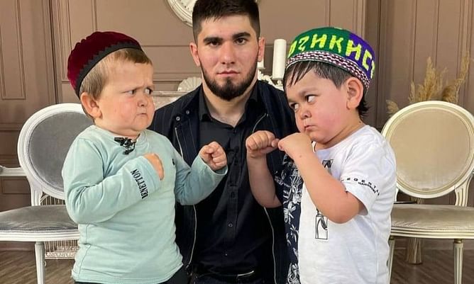 Why is Hasbulla Magomedov's nickname 'Mini Khabib'?