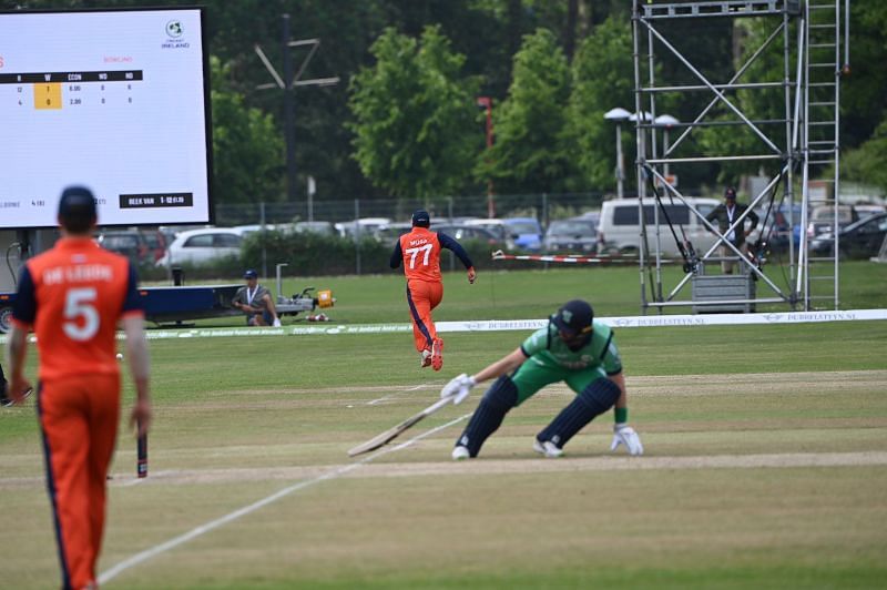 Ireland handed the Netherlands their first defeat in the ICC Cricket World Cup Super League (Image Courtesy: Twitter)