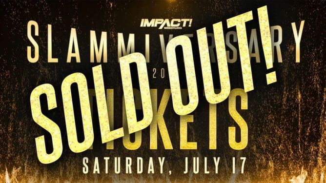 Tickets to IMPACT Wrestling: Slammiversary event sold out in minutes