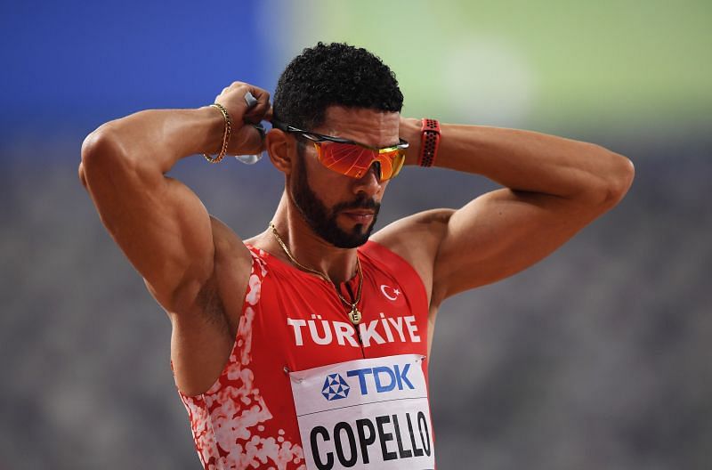 Yasmani Copello during 2019 World Athletics Championships in Doha