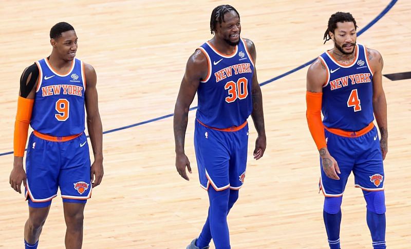 RJ Barrett, Julius Randle, and Derrick Rose were the 3 most important players for New York Knicks this season.