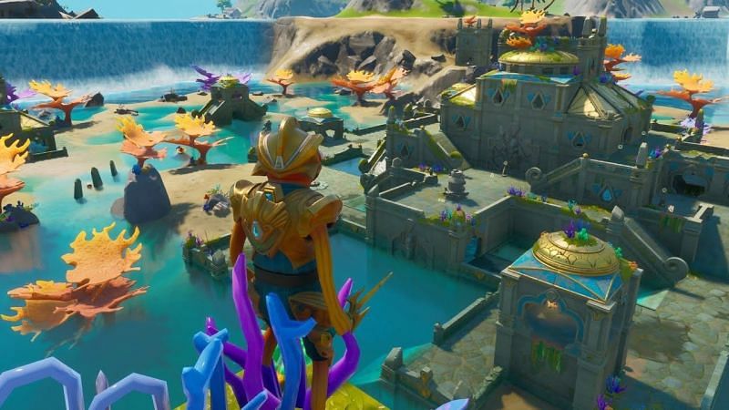 Fortnite Castle Destroyed Fortnite Season 7 Leaks Coral Castle Will Be Destroyed And Reveal Ancient Fossils