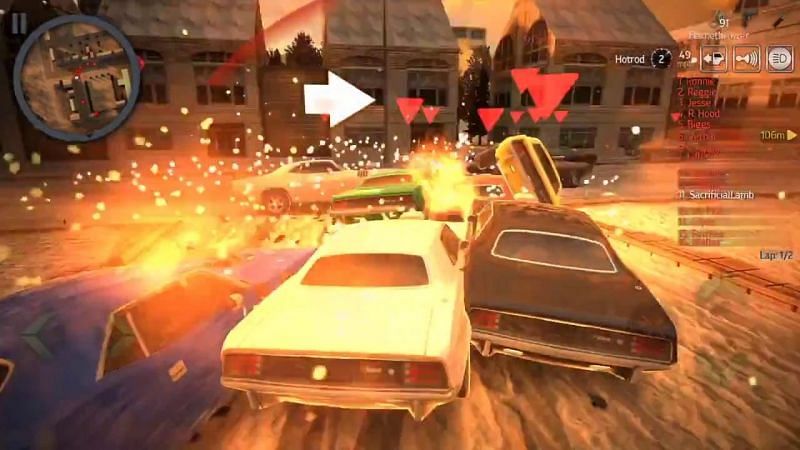 The controls of this game are similar to GTA San Andreas on mobile phones (Image via Apex Designs, YouTube)