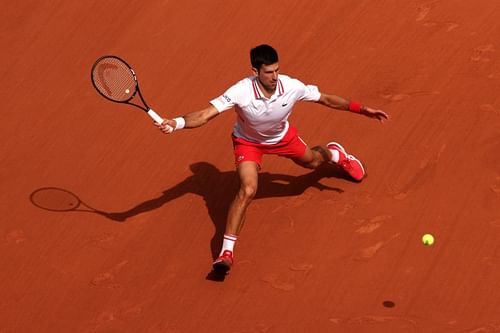 Novak Djokovic will play in his 12th consecutive quarterfinal at Roland Garros