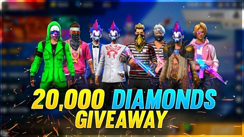 Free fire free diamonds💎 daily giveaway