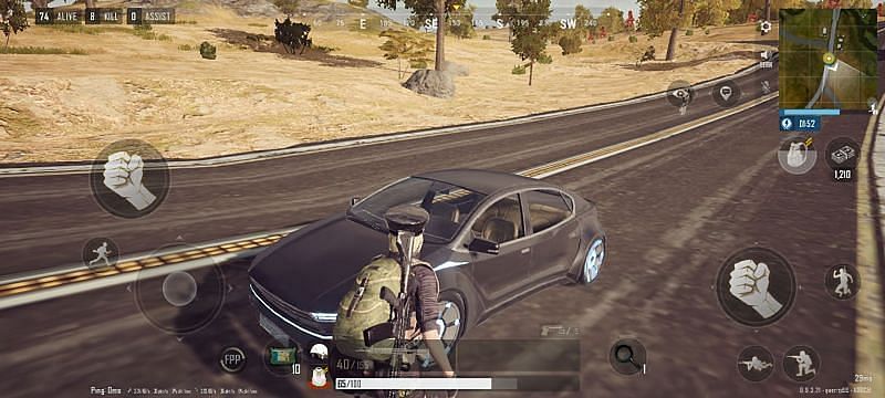 The game features electric vehicles (Image via PUBG New State)